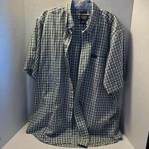 Large chaps plaid button up sku:A18